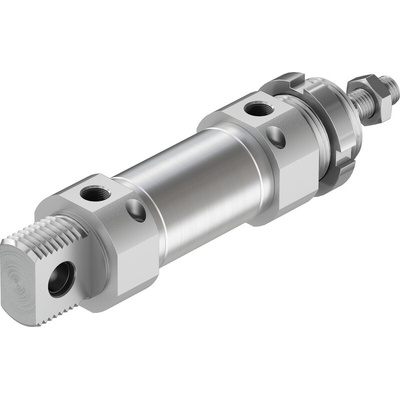 Festo Roundline Cylinder - 196020, 32mm Bore, 25mm Stroke, DSNU Series, Double Acting