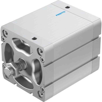 Festo Pneumatic Compact Cylinder - 536382, 100mm Bore, 80mm Stroke, ADN Series, Double Acting