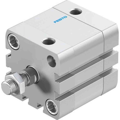 Festo Pneumatic Compact Cylinder - 572674, 40mm Bore, 15mm Stroke, ADN Series, Double Acting