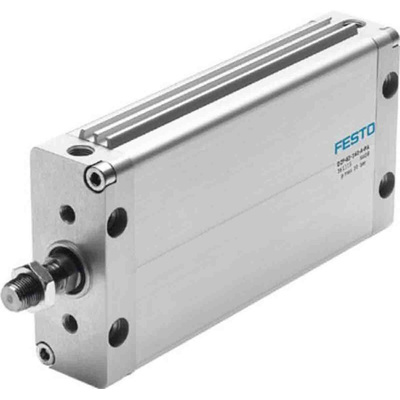 Festo Pneumatic Compact Cylinder - 161297, 50mm Bore, 80mm Stroke, DZF-50-80-A-P-A Series, Double Acting