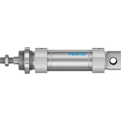 Festo Pneumatic Roundline Cylinder - 196021, 32mm Bore, 40mm Stroke, DSNU Series, Double Acting