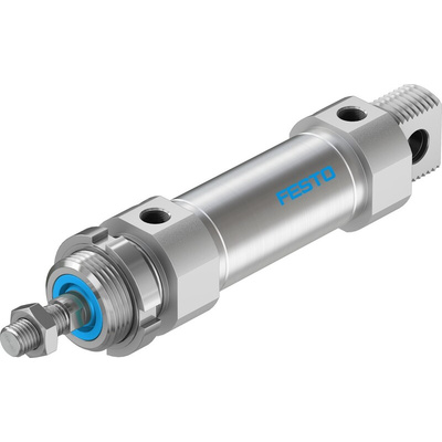 Festo Pneumatic Roundline Cylinder - 196021, 32mm Bore, 40mm Stroke, DSNU Series, Double Acting