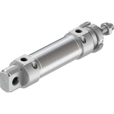 Festo Pneumatic Roundline Cylinder - 196022, 32mm Bore, 50mm Stroke, DSNU Series, Double Acting