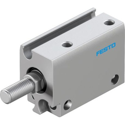 Festo Pneumatic Compact Cylinder - 8080590, 10mm Bore, 10mm Stroke, ADN Series, Double Acting