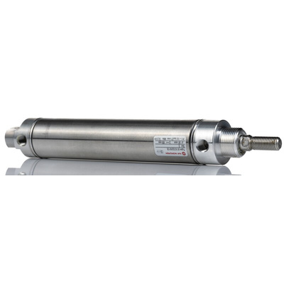 Norgren Pneumatic Roundline Cylinder - RT/57232/M/125, 32mm Bore, 125mm Stroke, RT/57200/M Series, Double Acting
