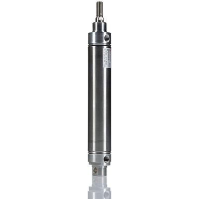 Norgren Pneumatic Roundline Cylinder - RT/57232/M/125, 32mm Bore, 125mm Stroke, RT/57200/M Series, Double Acting