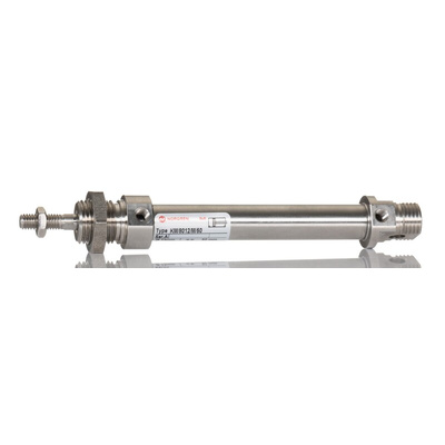 Norgren Double Acting Cylinder - KM/8012/M/50, 12mm Bore, 50mm Stroke, KM/8000/M Series, Double Acting