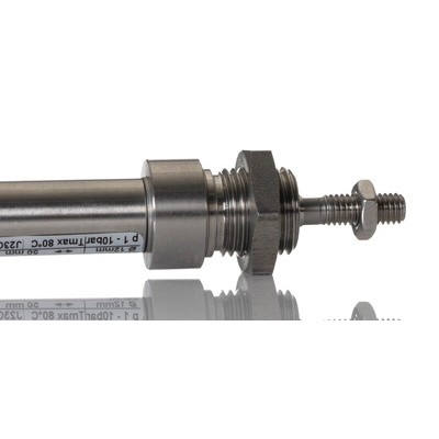 Norgren Double Acting Cylinder - KM/8012/M/50, 12mm Bore, 50mm Stroke, KM/8000/M Series, Double Acting