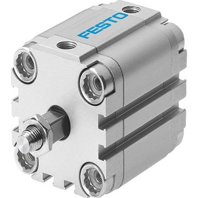Festo Pneumatic Compact Cylinder - ADVULQ-100-20, 100mm Bore, 20mm Stroke, ADVULQ Series, Double Acting
