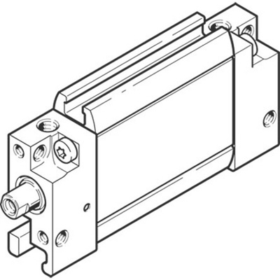 Festo Double Acting Cylinder - 164011, 12mm Bore, 200mm Stroke, DZF Series, Double Acting