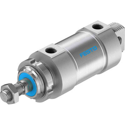 Festo Pneumatic Piston Rod Cylinder - 196010, 63mm Bore, 25mm Stroke, DSNU Series, Double Acting