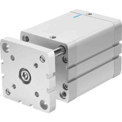 Festo Pneumatic Compact Cylinder - 574048, 50mm Bore, 80mm Stroke, ADNGF Series, Double Acting