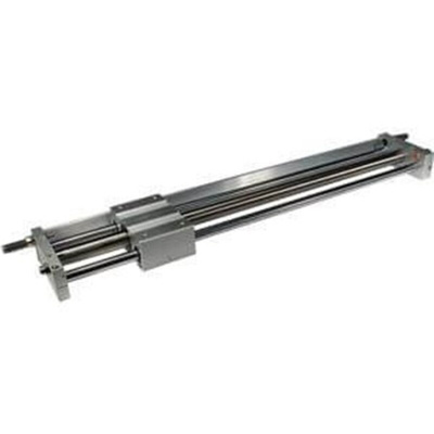 SMC Double Acting Rodless Pneumatic Cylinder 150mm Stroke, 15mm Bore