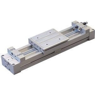 SMC Double Acting Rodless Pneumatic Cylinder 300mm Stroke, 20mm Bore