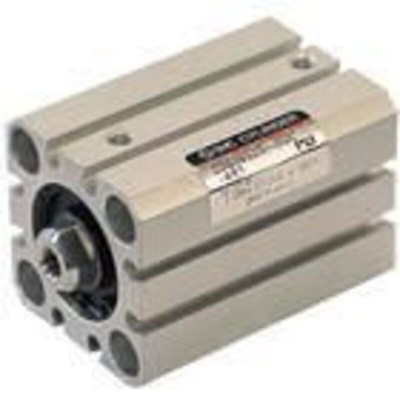 Compact cylinder, double acting, non magnetic, 25mm bore, 25mm stroke