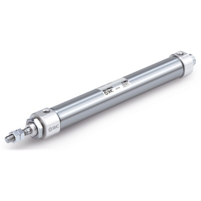 SMC Pneumatic Piston Rod Cylinder - 16mm Bore, 15mm Stroke, CJ2-Z Series, Double Acting