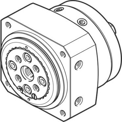 Festo DSM Series 10 bar Double Action Pneumatic Rotary Actuator, 270° Rotary Angle, 16mm Bore