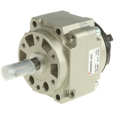 SMC CDRB1 Series 9.9 bar Pneumatic Rotary Actuator, 180° Rotary Angle, 80mm Bore