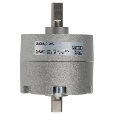 SMC CRB Series 1 MPa Double Action Pneumatic Rotary Actuator, 90° Rotary Angle, 30mm Bore