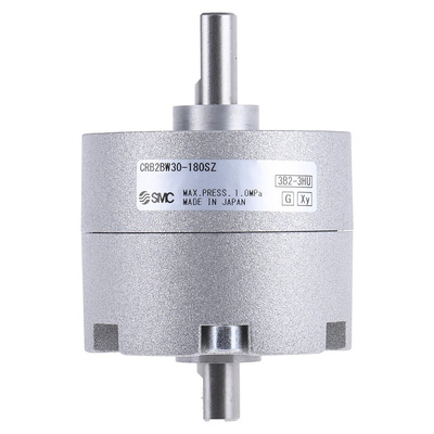 SMC CRB Series 1 MPa Double Action Pneumatic Rotary Actuator, 180° Rotary Angle, 30mm Bore