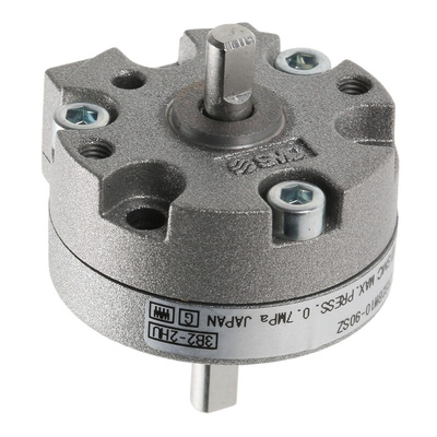 SMC CRB Series 0.7 MPa Double Action Pneumatic Rotary Actuator, 90° Rotary Angle, 10mm Bore