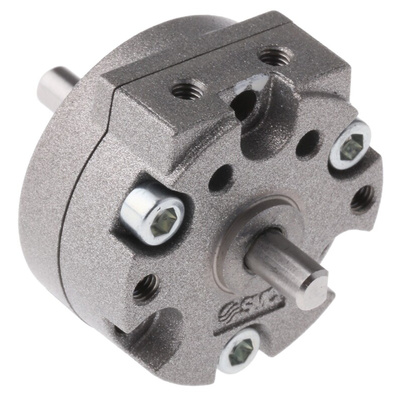 SMC CRB Series 0.7 MPa Double Action Pneumatic Rotary Actuator, 180° Rotary Angle, 10mm Bore
