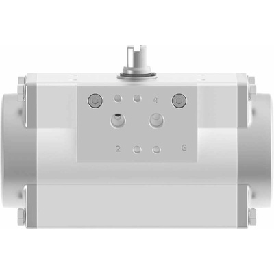 Festo DFPD Series 8 bar Single Action Pneumatic Rotary Actuator, 90° Rotary Angle