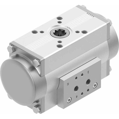 Festo DFPD Series 8 bar Single Action Pneumatic Rotary Actuator, 90° Rotary Angle