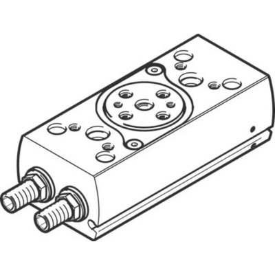 Festo DRRD Series 8 bar Double Action Pneumatic Rotary Actuator, ISO8573-1:2010° Rotary Angle, 12mm Bore