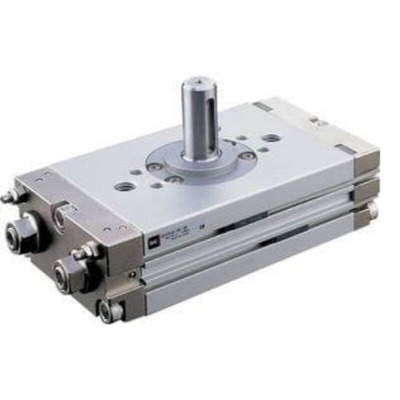 SMC CRQ2 Series 10 bar Double Action Pneumatic Rotary Actuator, ±5° Rotary Angle, 20mm Bore