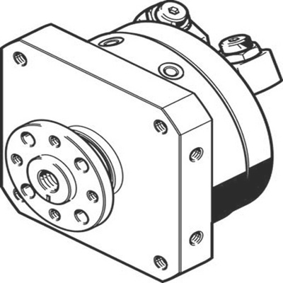 Festo DSM Series 10 bar Double Action Pneumatic Rotary Actuator, 270° Rotary Angle, 16mm Bore