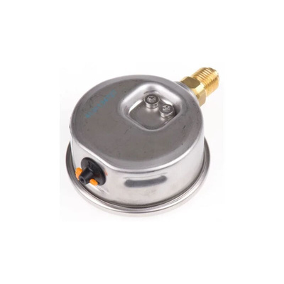 WIKA G 1/4 Analogue Pressure Gauge 10bar Bottom Entry, 9626829, 0bar min.