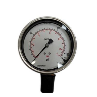 RS PRO G 3/8 Analogue Pressure Gauge 160psi Bottom Entry