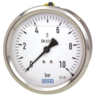 8888 G 1/4 Analogue Pressure Gauge 250bar Back Entry, 9314201, 0bar min.