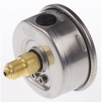 WIKA G 1/4 Analogue Pressure Gauge 600bar Back Entry, 9314204, 0bar min.