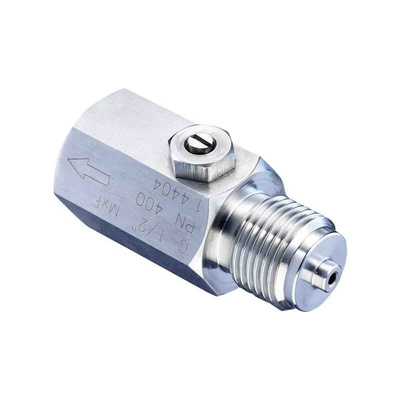 Bourdon Adapter, G 1/2 Female, G 1/2 Male, 400bar max