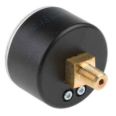 WIKA Analogue Pressure Gauge 10bar Back Entry, 8587699, RS Calibration, 0bar min.