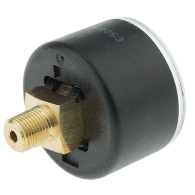 EMERSON – ASCO Analogue Pressure Gauge 10bar Back Entry, 34300014, UKAS, 0psi min.