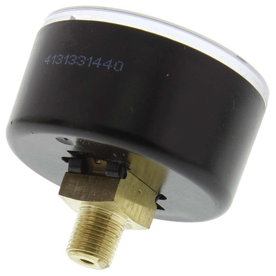 EMERSON – ASCO Analogue Pressure Gauge 12bar Back Entry, 34200062, UKAS, 0bar min.
