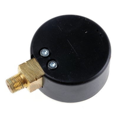 WIKA Analogue Pressure Gauge 6bar Bottom Entry, 7203548, UKAS, 0bar min.