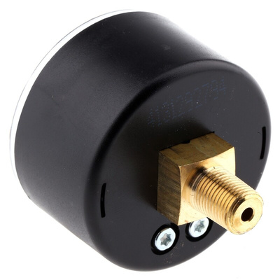WIKA Analogue Pressure Gauge 2.5bar Back Entry, 7833658, UKAS, 0bar min.