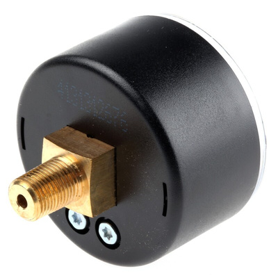 WIKA Analogue Pressure Gauge 1.6bar Back Entry, 7833586, UKAS, 0bar min.