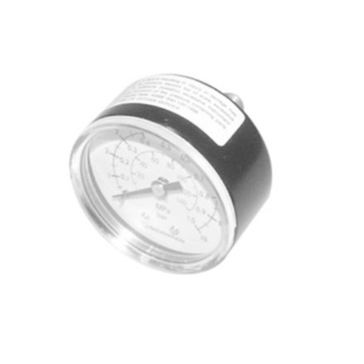 Norgren R 1/8 Analogue Pressure Gauge 10bar Back Entry, 18-013-013, RS Calibration, 0bar min.