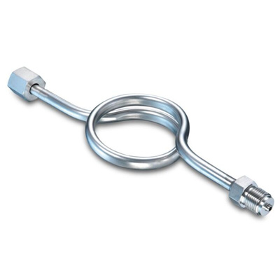 Bourdon DIN Connector, 1/2 NPT Female, For Use With Pressure Gauges