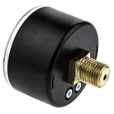 WIKA Analogue Pressure Gauge 0bar Back Entry, 7203736, -1bar min.
