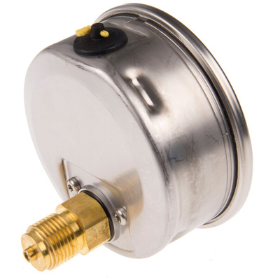 WIKA Analogue Pressure Gauge 400bar Back Entry, 7656102, 0bar min.