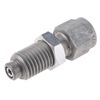 Stauff Adapter, G 1/4 Female, M16 Female, 630bar max