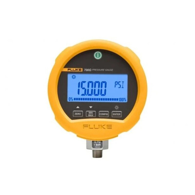 Fluke G 1/4 Digital Pressure Gauge 690bar Bottom Entry, Fluke-700G31, RS232, -0.97bar min.