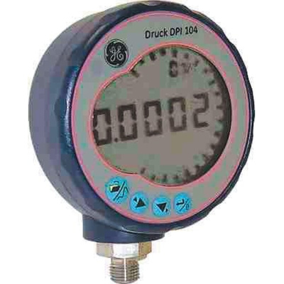 Druck G 1/4 Digital Pressure Gauge 70bar Bottom Entry, DPI104-16G, RS232, RS Calibration, 0bar min.