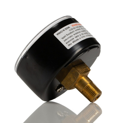 IMI Norgren Analogue Pressure Gauge 6bar Back Entry, 18-013-012, 0bar min.